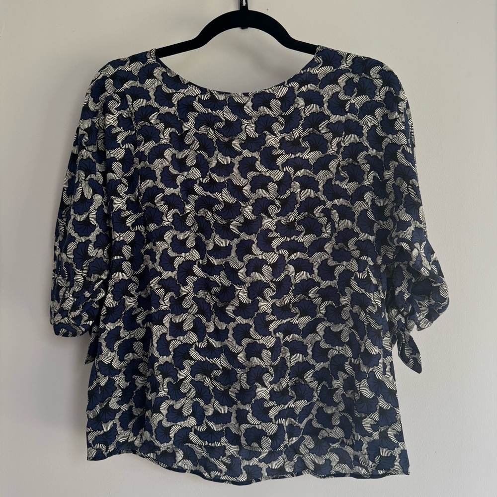 *NWT* Weekend Max Mara Printed Silk Blouse